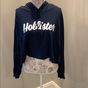 Hollister boyfriend crop tee